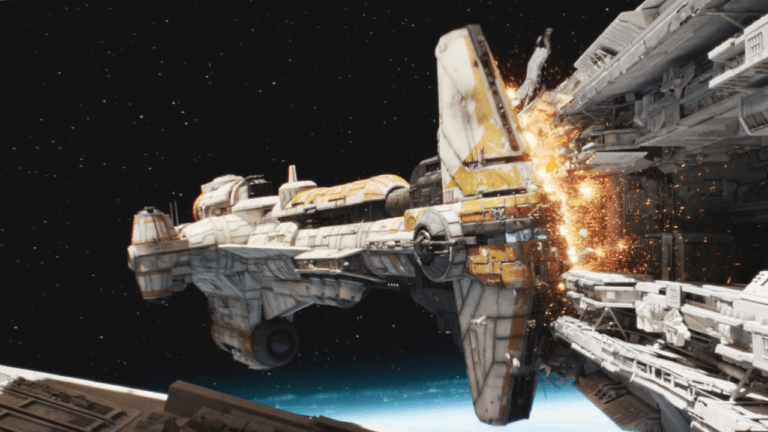 How ILM Rammed A Hammerhead Corvette Into A Star Destroyer in ‘Rogue One’