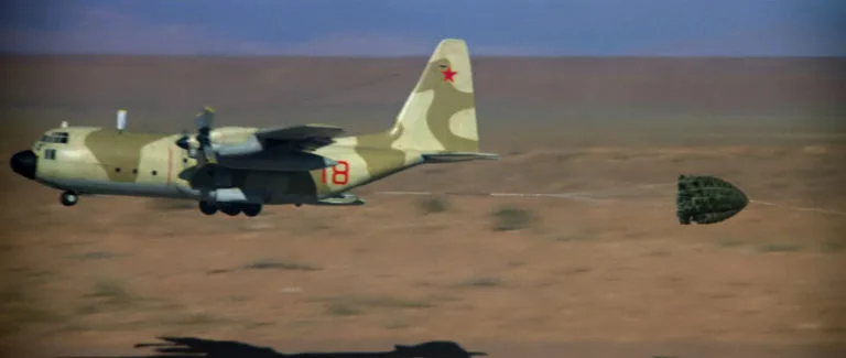 ‘The Living Daylights’: Old School Miniature Effects Helped Give The Hercules Cargo Plane Sequence An Epic Scale