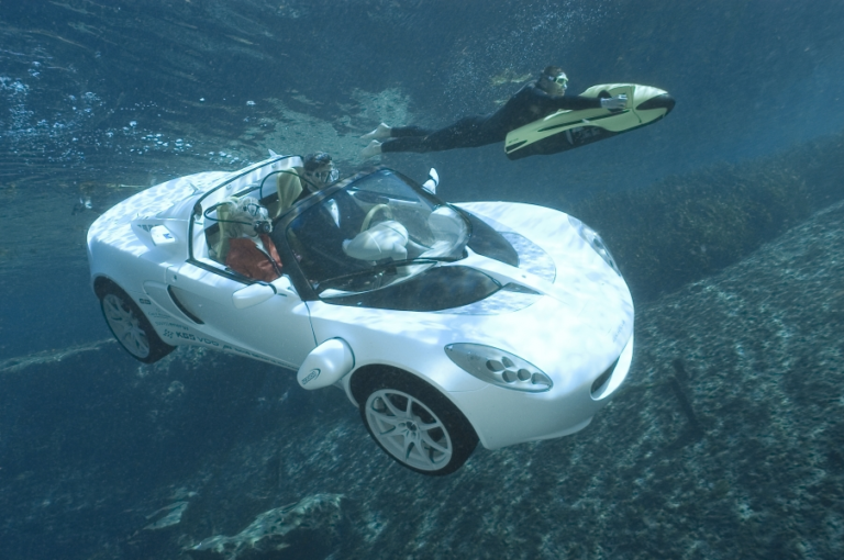 How Bond’s Lotus Esprit Submarine Inspired the Real-Life Rinspeed sQuba