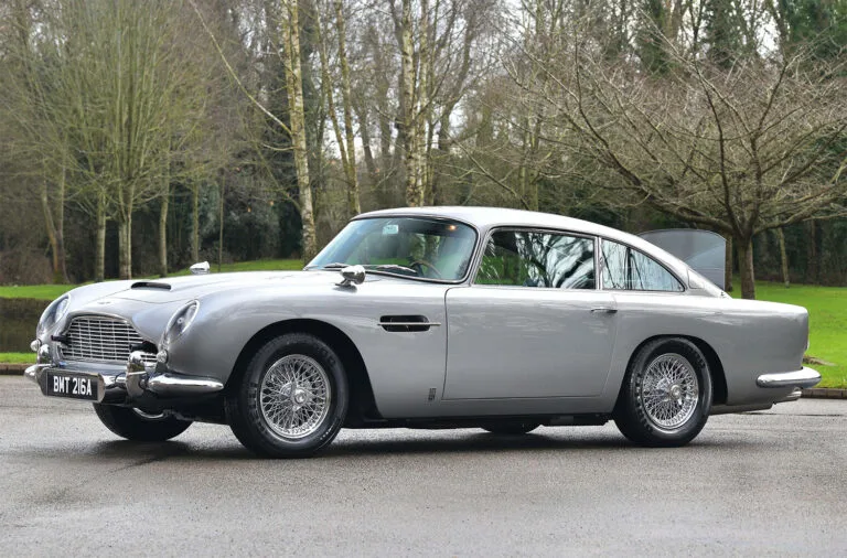 Aston Martin DB5 with Goldfinger Gadgets Offered by Tom Hartley Jnr